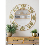 Зеркало настенное в металлическом обрамлении Mirror Golden Portal варинант исполнения - 3 | Loft Concept в Сочи