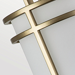 Бра с геометрическим каркасом и матовым белым цилиндрическим плафоном Feiss варинант исполнения - 2 | Loft Concept в Сочи