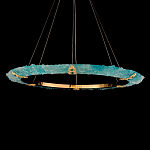 Люстра в форме кольца с цветочным декором Warm Heavenly Light варинант исполнения - 5 | Loft Concept в Сочи