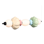 Подвесной светильник линейный с керамическими элементами 24W LED Fragrant Light варинант исполнения - 4 | Loft Concept в Сочи