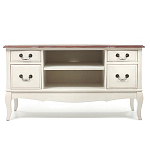 ТВ-тумба из массива берёзы с ящиками и открытыми полками Interiors Romance варинант исполнения - 1 | Loft Concept в Сочи