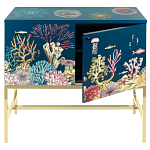 Буфет ручная роспись в морском стиле Cabinet Fondo Marino  варинант исполнения - 3 | Loft Concept в Сочи