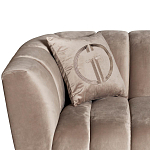 Диван трехместный велюровый серый Island of Comfort варинант исполнения - 2 | Loft Concept в Сочи