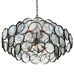 Люстра с каскадом из круглых стеклянных дисков Small Round Sequins варинант исполнения - 2 | Loft Concept в Сочи