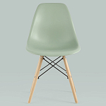 Пластиковый стул на ножках из массива бука Eames Mint варинант исполнения - 3 | Loft Concept в Сочи