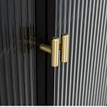 Сервант четырехдверный с рифленым стеклом The Keeper варинант исполнения - 3 | Loft Concept в Сочи