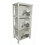 Стеллаж для детской с животными с плетенными корзинами Cute Elephant варинант исполнения - 2 | Loft Concept в Сочи