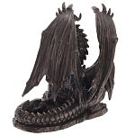 Декоративная статуэтка Дракон Dragon Dark Bronze Statuette варинант исполнения - 4 | Loft Concept в Сочи