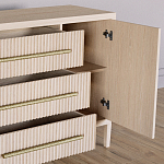 Буфет Primo с тремя ящиками и двумя фасадами Светлый дуб варинант исполнения - 6 | Loft Concept в Сочи