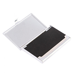 Визитница карманная металлическая с накладкой из натурального камня Апатит Stone Business Card Holders варинант исполнения - 3 | Loft Concept в Сочи