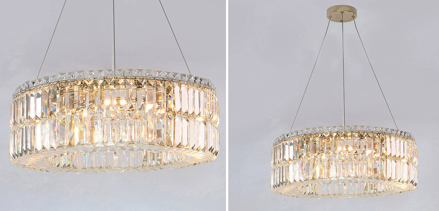 Люстра Darleen Crystal Gold Chandelier 12 Люстра Darleen Crystal Gold Chandelier 12 - Loft-Concept в Сочи