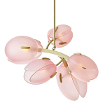 Дизайнерский Светильник Lilly Pink Tulip Lamp розовый плафон  варинант исполнения - 1 | Loft Concept в Сочи