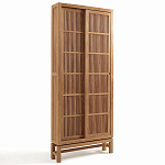 Шкаф из массива тика Okino Wood Cabinet варинант исполнения - 4 | Loft Concept в Сочи