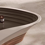 Журнальный столик фигурный со стеклянной столешницей Table Drop варинант исполнения - 4 | Loft Concept в Сочи