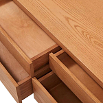 Длинная деревянная консоль с ящиками Espen Wooden Console варинант исполнения - 2 | Loft Concept в Сочи