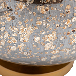 Настольная лампа c бежевым абажуром на круглом стеклянном основании Soft Pastel Light варинант исполнения - 1 | Loft Concept в Сочи