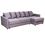 Диван трехместный раскладной Giorgio Sofa серый варинант исполнения - 1 | Loft Concept в Сочи