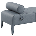 Кушетка Cuba из натуральной кожи с валиком  варинант исполнения - 3 | Loft Concept в Сочи