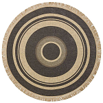 Ковер из комбинированного состава с узором Circles of goodness варинант исполнения - 1 | Loft Concept в Сочи