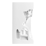 Встраиваемый в стену гипсовый светильник под покраску с эффектом разрушенной стены Antiquity Athena варинант исполнения - 4 | Loft Concept в Сочи