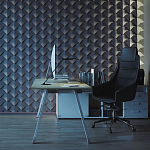 Гипсовая 3D Панель DRAGON SCALE - A варинант исполнения - 2 | Loft Concept в Сочи