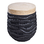 Приставной столик с фактурой под натуральное дерево Immortality варинант исполнения - 1 | Loft Concept в Сочи