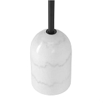 Кофейный столик с круглой чёрной столешницей и мраморным основанием Exquisite Practicality варинант исполнения - 3 | Loft Concept в Сочи