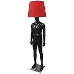 Лампа MALE MANNEQUIN LAMP с абажуром открытый позинг варинант исполнения - 1 | Loft Concept в Сочи