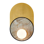 Бра с каменным диском в металлической раме Sandstone Painting варинант исполнения - 1 | Loft Concept в Сочи