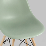 Пластиковый стул на ножках из массива бука Eames Mint варинант исполнения - 7 | Loft Concept в Сочи