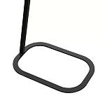 Столик приставной с прямоугольной серой столешницей Steel Stable Table варинант исполнения - 3 | Loft Concept в Сочи