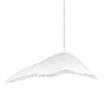 Подвесной светильник с асимметричным волнообразным абажуром и фактурной бахромой по краю Tactile Line варинант исполнения - 1 | Loft Concept в Сочи