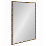 Зеркало прямоугольное в фактурной золотой раме Reflective Fabric варинант исполнения - 1 | Loft Concept в Сочи