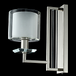 Бра с геометрическим каркасом из металла и цилиндрическим стеклянным плафоном Laurent варинант исполнения - 3 | Loft Concept в Сочи