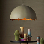 Подвесной светильник в форме купола с сочетанием золотого и оливкового цвета Eggshell варинант исполнения - 3 | Loft Concept в Сочи