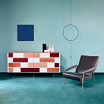 Дизайнерский широкий комод с ящиками Gio Ponti D.655.1 D.655.2 Chest of Drawers варинант исполнения - 3 | Loft Concept в Сочи