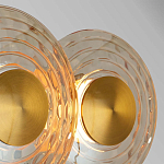 Бра из трех стеклянных фактурных дисков Eyepiece варинант исполнения - 4 | Loft Concept в Сочи