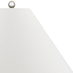 Настольная лампа овальная с тропическим принтом Stylized Aalm Leaves Motif варинант исполнения - 3 | Loft Concept в Сочи