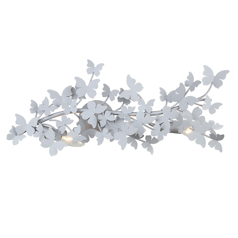 Бра оформленный в виде стаи бабочек Eternal Butterflies Серебряный Золотой в Сочи | Loft Concept 