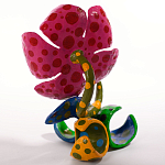 Декоративная статуэтка Yayoi Kusama Flowers that Bloom at Midnight Pink варинант исполнения - 2 | Loft Concept в Сочи