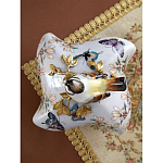 Шкатулка фиолетового цвета с рисунком бабочек и крышкой с фигуркой птицы на ветке Eden Garden варинант исполнения - 9 | Loft Concept в Сочи