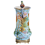 Ваза из фарфора с птицей на бронзовой ветке Garden of Eden варинант исполнения - 3 | Loft Concept в Сочи