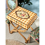 Приставной столик с ящиком в стиле ретро Vintage Rustic Tablecloth варинант исполнения - 7 | Loft Concept в Сочи