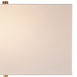 Торшер с прямоугольным абажуром на белом мраморном основании Asymmetry on Marble варинант исполнения - 3 | Loft Concept в Сочи