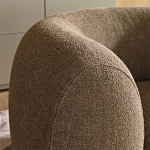 Дизайнерское полукруглое мягкое кресло CINNAMON Armchair варинант исполнения - 5 | Loft Concept в Сочи