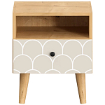 Прикроватная тумба с изображением на ящике Elise Nightstand варинант исполнения - 6 | Loft Concept в Сочи