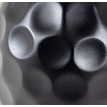 Столик журнальный с круглой деревянной столешницей на черном фактурном основании Bourgeon варинант исполнения - 6 | Loft Concept в Сочи