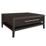 Кофейный стол Primo с двумя ящиками Темный орех варинант исполнения - 8 | Loft Concept в Сочи