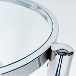 Приставной столик со стеклянной столешницей Deimos варинант исполнения - 2 | Loft Concept в Сочи