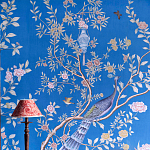 Обои ручная роспись Houghton Canton Blue варинант исполнения - 6 | Loft Concept в Сочи